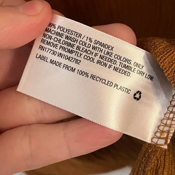 Ava & Viv guaze blouse top womens 2x burnt orange brown peasant boho bishop soft - Picture 7 of 11